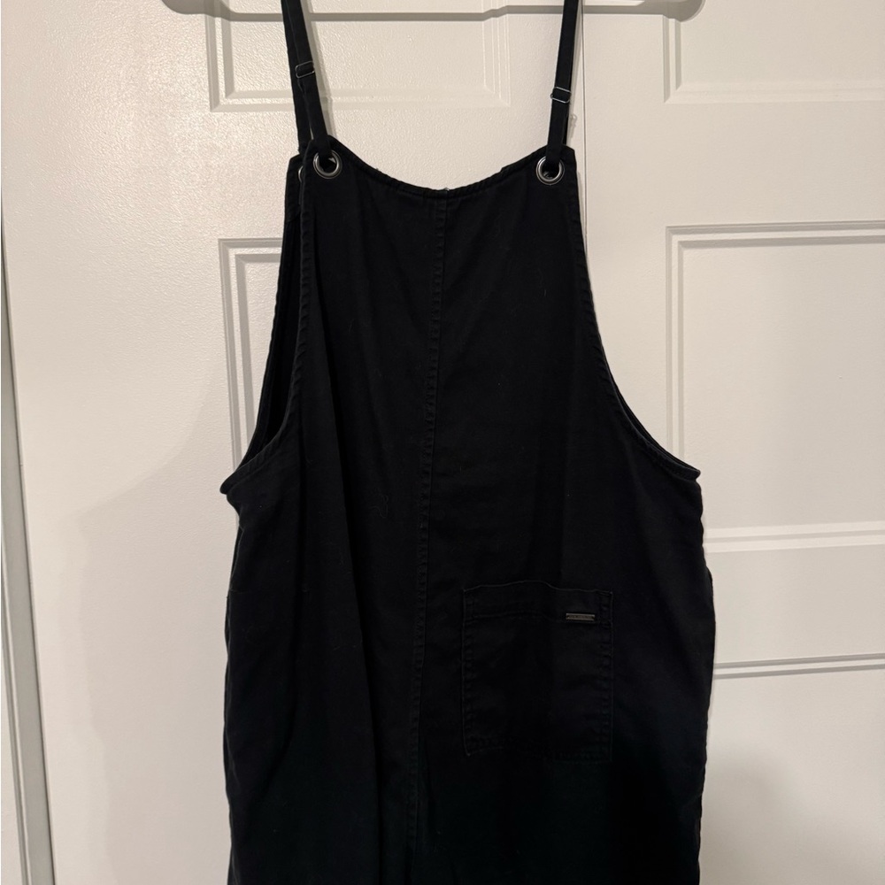 Volcom x Coco Ho Black Twill Romper Small